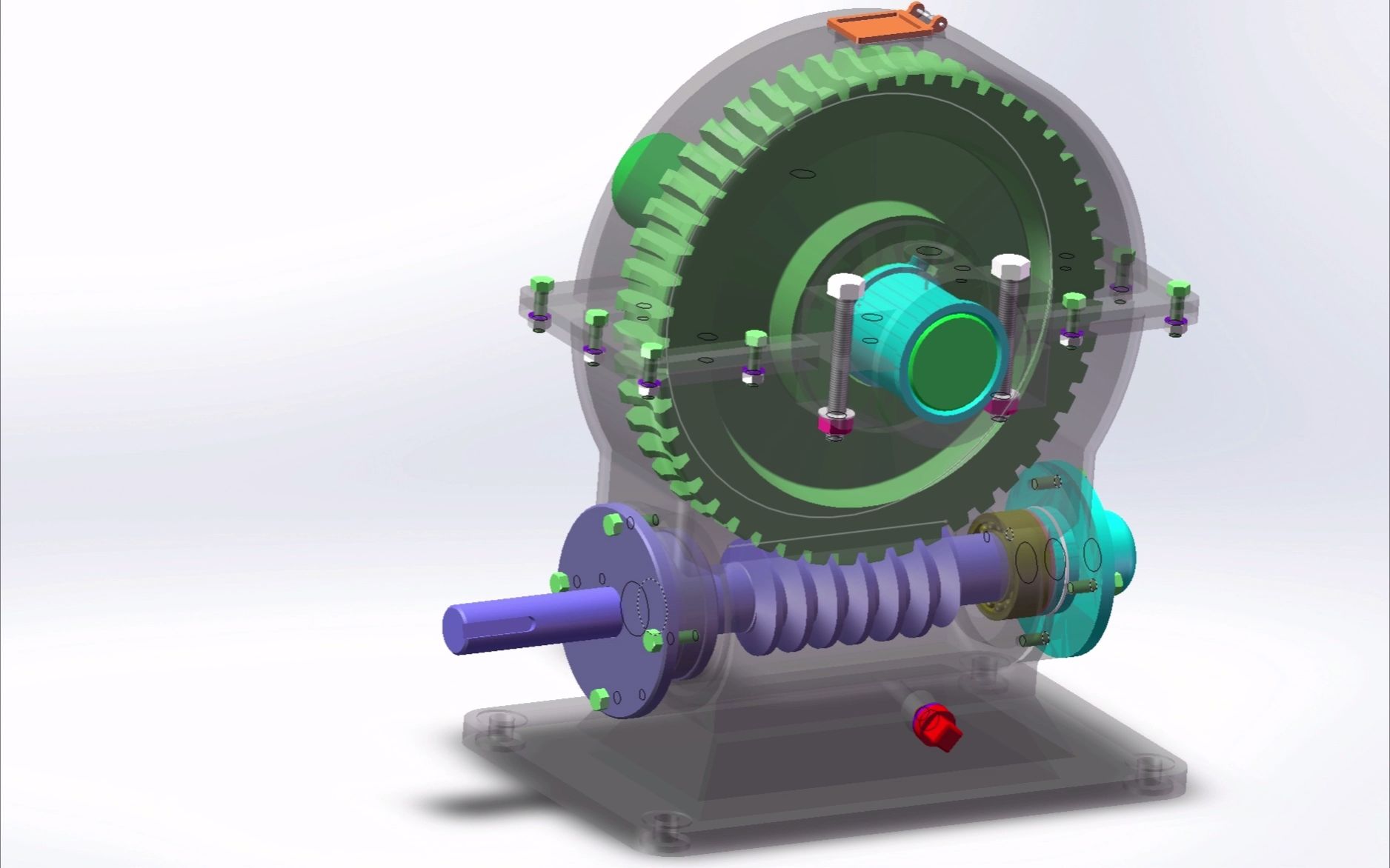 蜗轮减速器工作原理