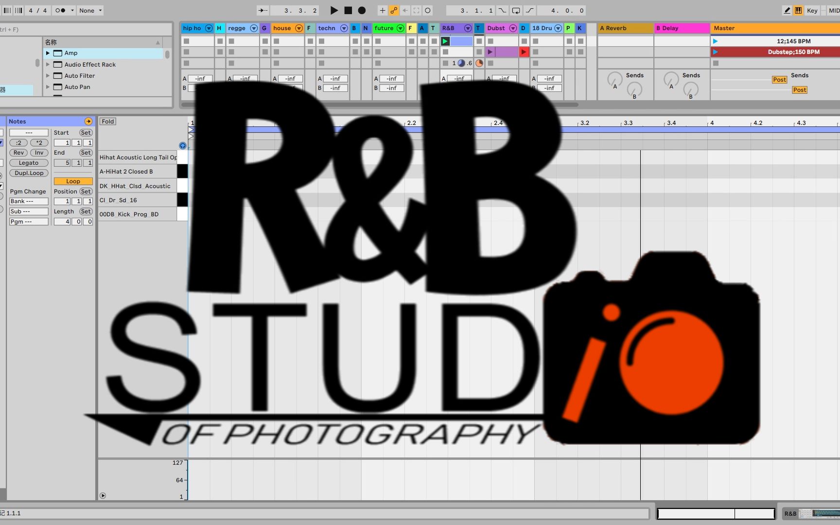 制作rb八种音乐风格典型drumbeatabletonlive