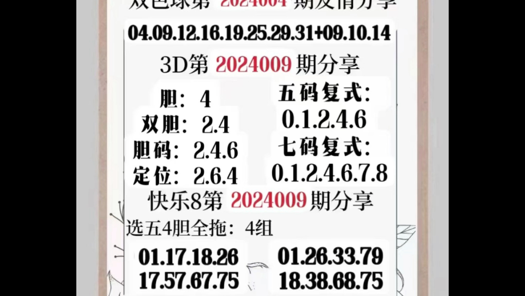 福彩3d第009期预测推荐今日惊天一注了