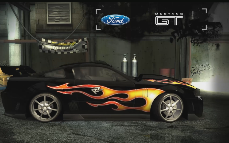 《极品飞车9:高清重制版》用剃刀的野马跑剃刀