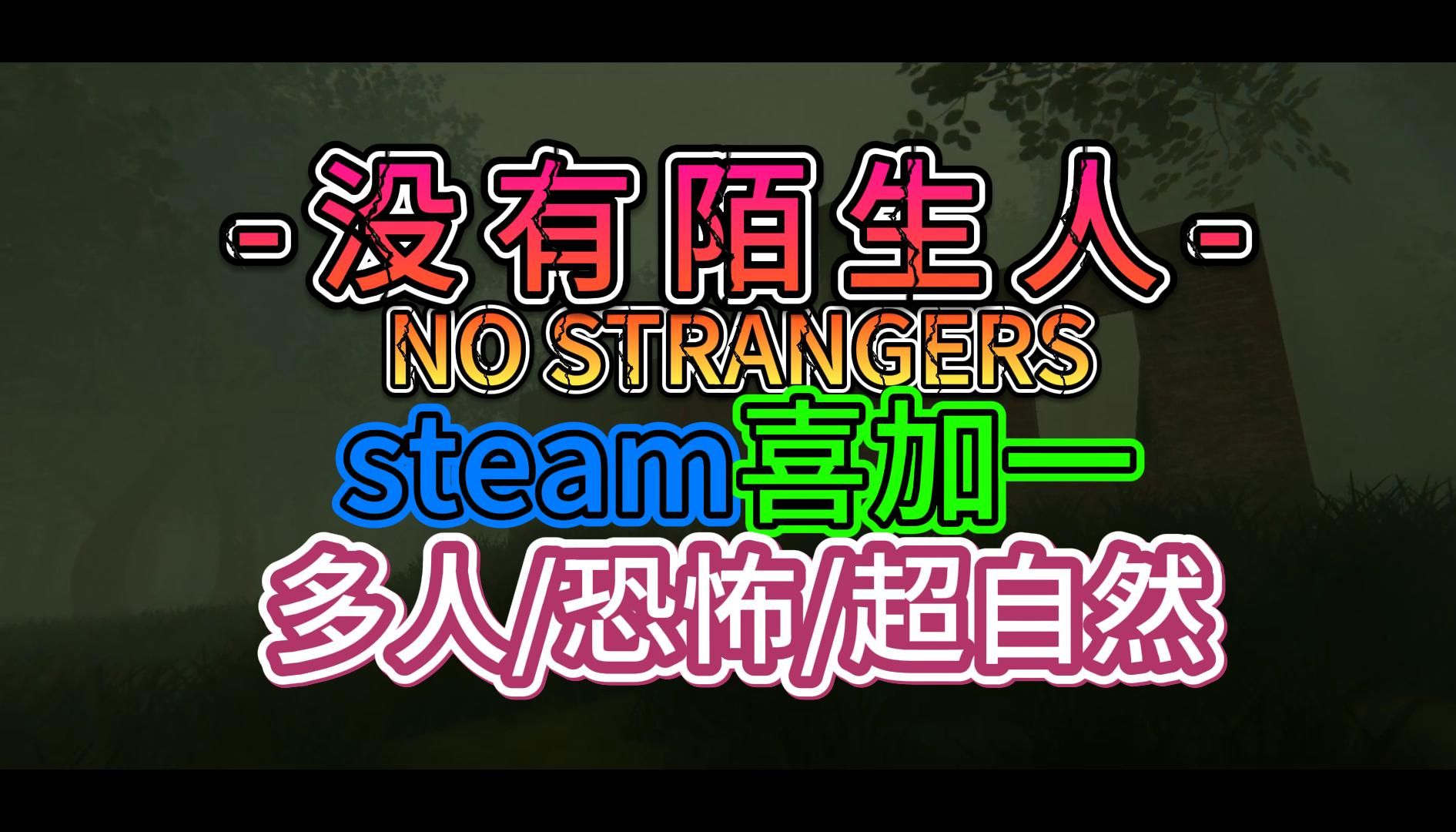 【steam喜加一|没有陌生人NO STRANGERS】多人联机恐怖破案免费领取教程