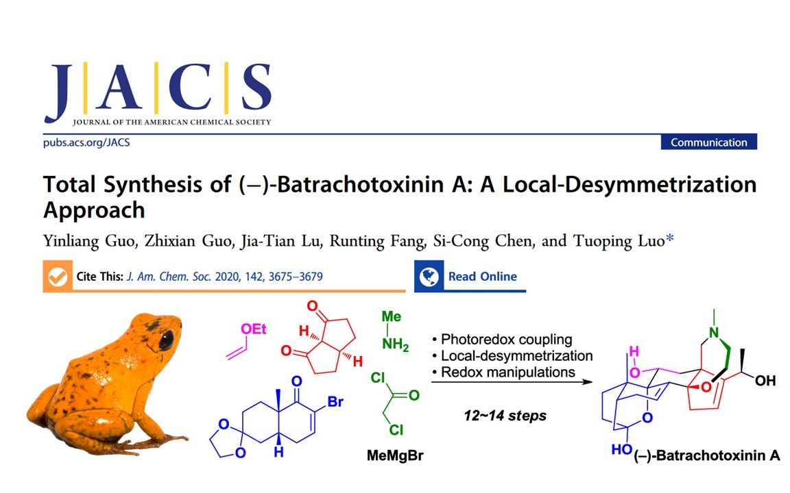 【全合成文献分享 第二期】箭蛙毒素(−)Batrachotoxinin的全合成 by罗佗平哔哩哔哩bilibili