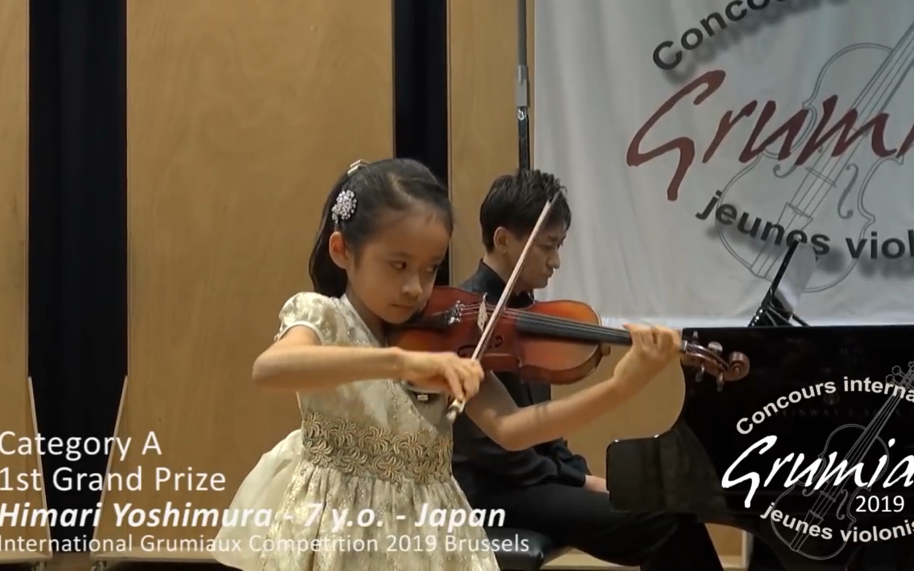 [图]吉村妃鞠 & 帕格尼尼随想曲 No.13 & 小提琴 Himari YOSHIMURA 7yo - Paganini Caprice no.13 Violin