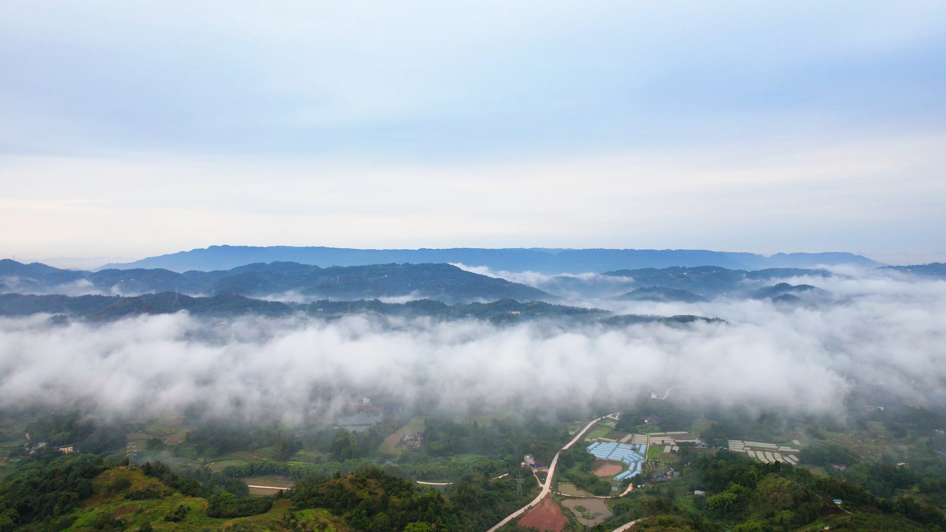 冬天的天星寺,云海的另一种打开方式哔哩哔哩bilibili