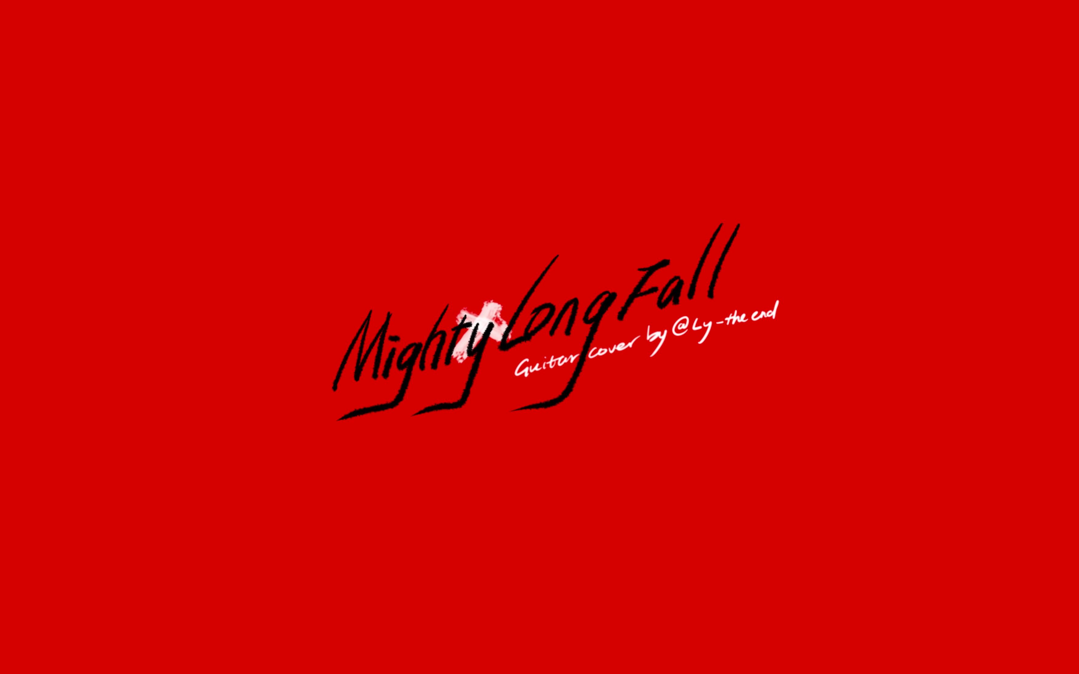 oneokrockmightylongfallguitarcover