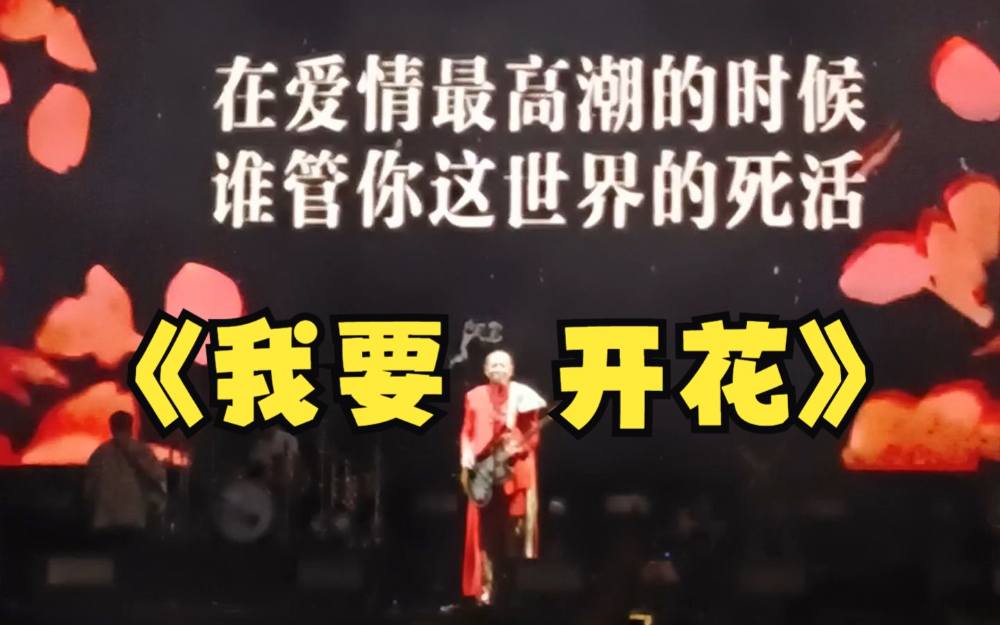 mta滹沱音乐节 二手玫瑰 我要开花-joker88820-joker88820-哔哩哔哩