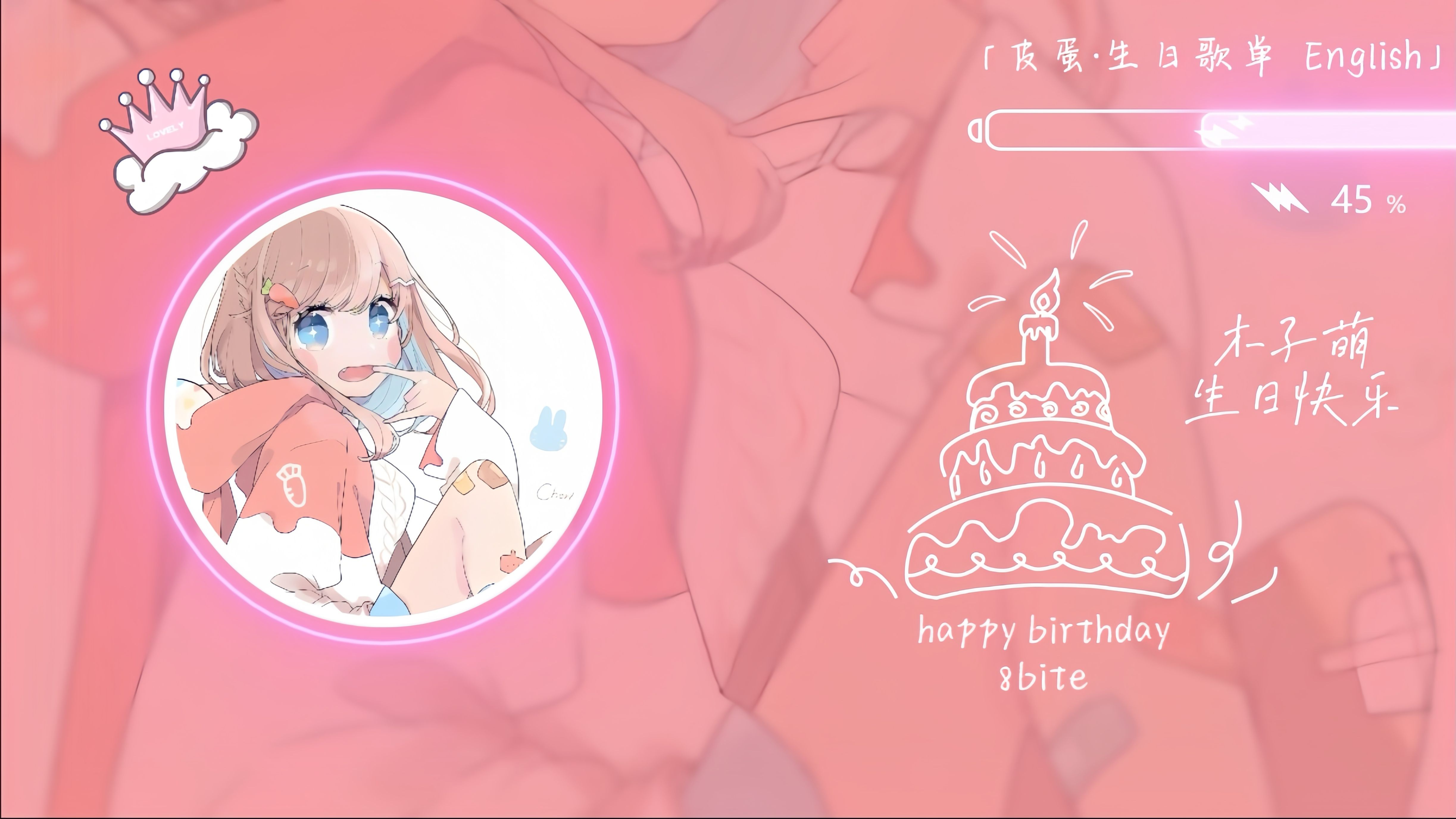 [图]「生日歌单」"祝你早上开心到晚上进被窝！！生日快乐！"《Happy Birthday》