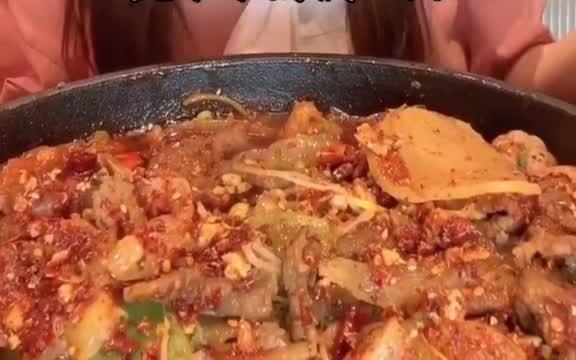 [图]跟风去挑战了下印度魔鬼九重辣，差点没把我送走?#美食趣胃计划 #美食推荐官 #陕西吃啥 #寻味夜陕西