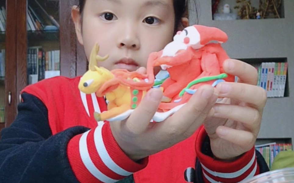 橡皮泥制作圣诞老人