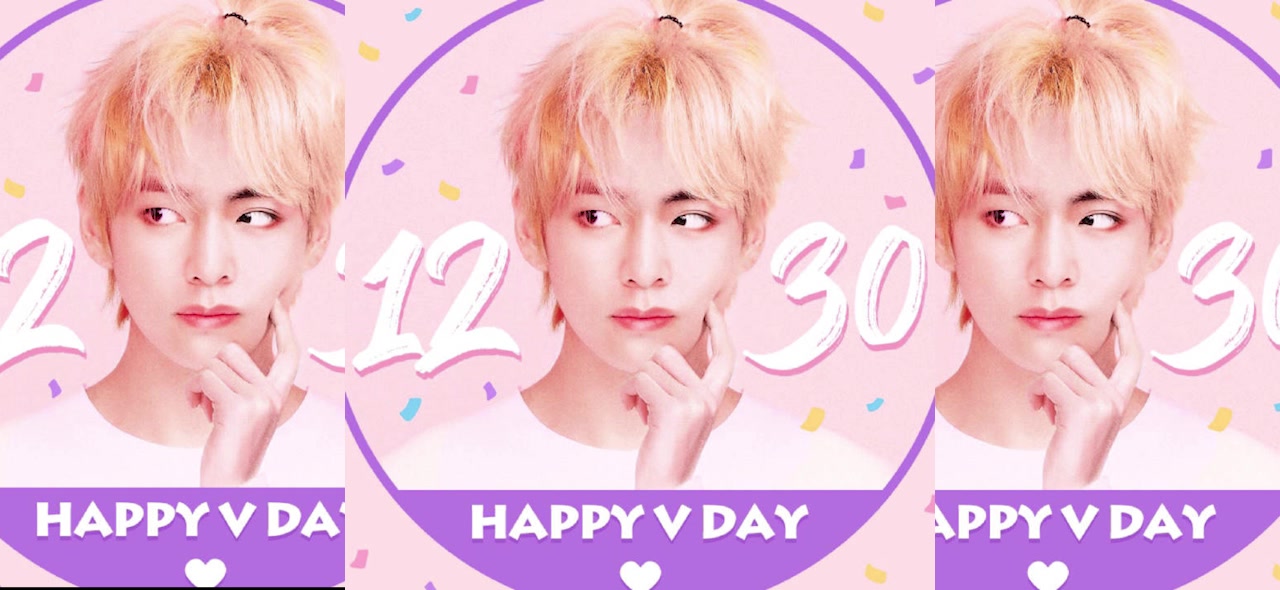 【金泰亨1230生日快乐】中米为泰泰生日做的应援