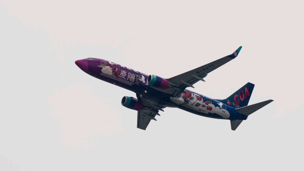 中国联合航空庆阳彩绘机