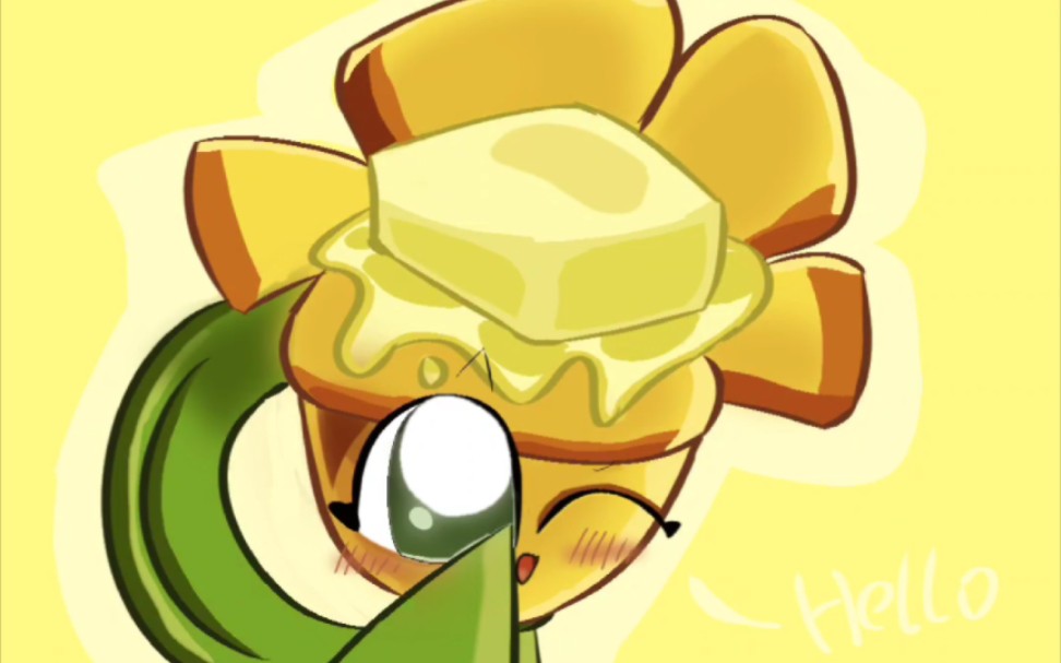 [pvz 绘画]一只迟来的黄油毛茛