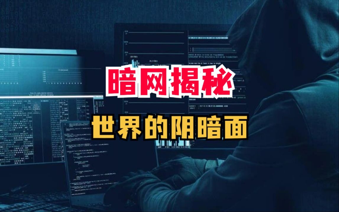 暗网揭秘:世界的阴暗面!!!哔哩哔哩bilibili