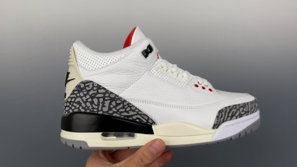 乔丹3代 aj3 air jordan 3 retro "cardinal red"白水泥 纯原大厂出品
