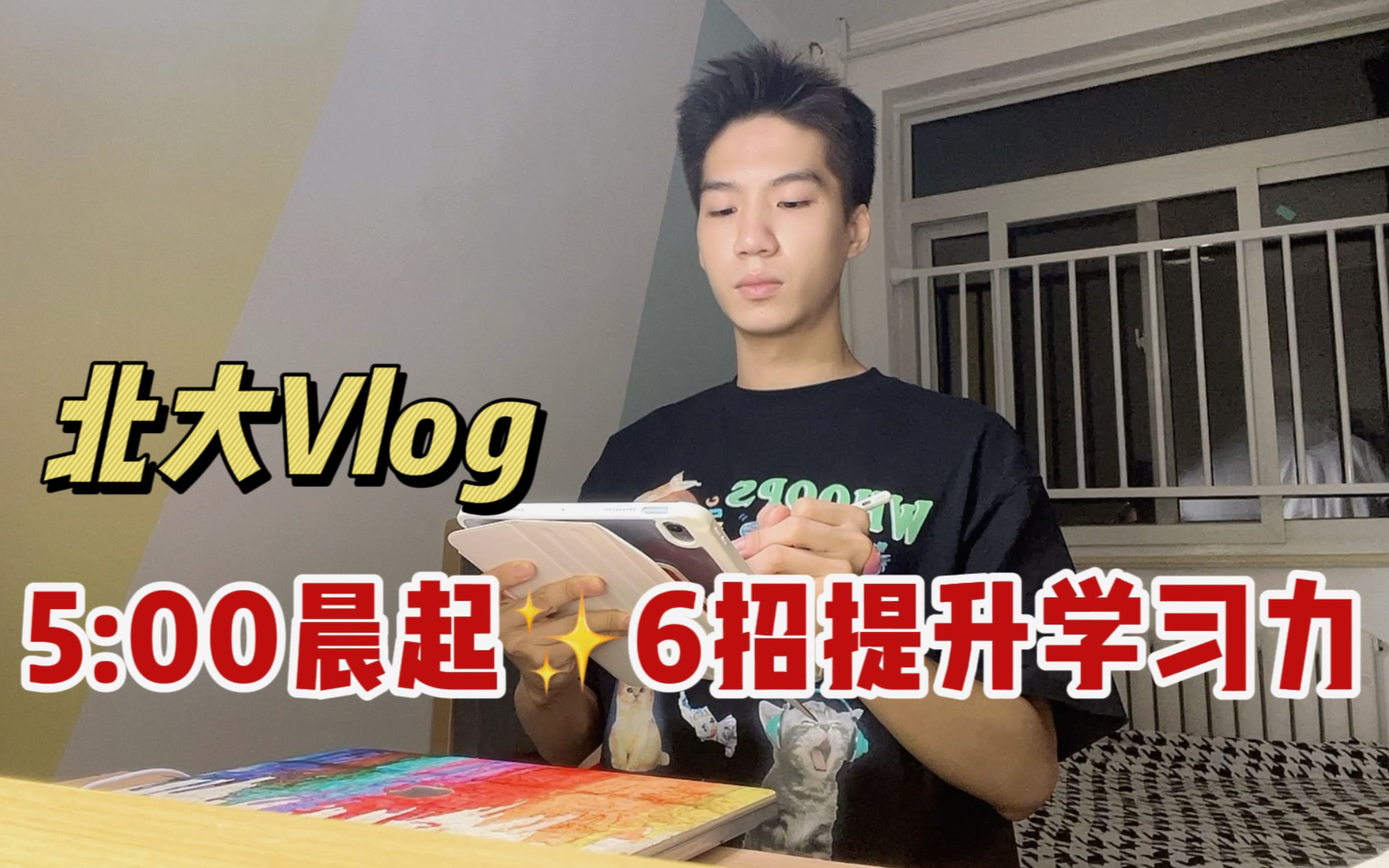 北大 读研Vlog|5:00晨起,我是如何保持学习力,不荒废,不摆烂!|做计划|学习原则|励志视频|英语学习哔哩哔哩bilibili