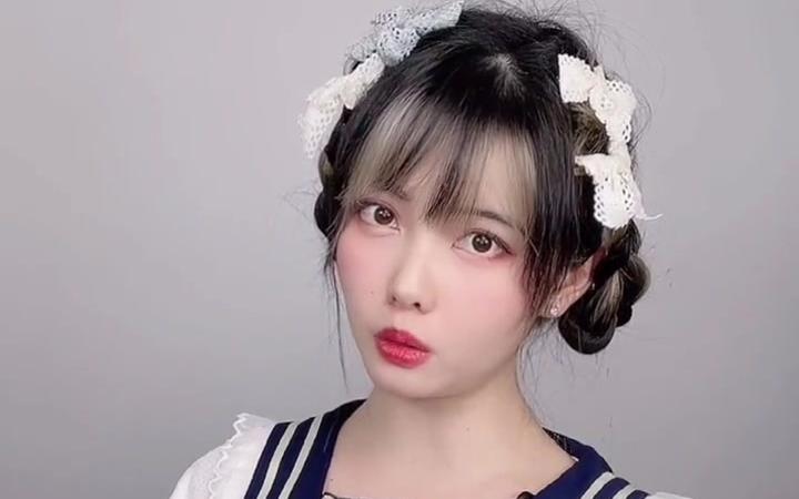 漏素材是每个做视频的人最痛苦的事情了吧 想哭#编发教程 lolita jk