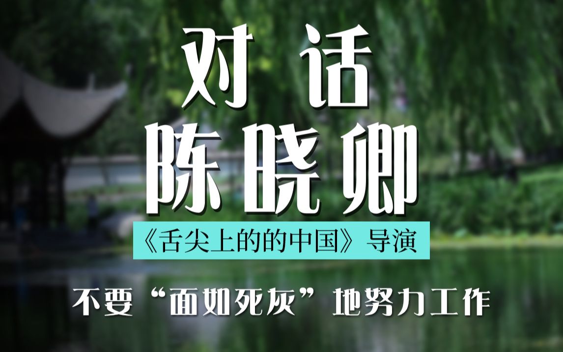 [图]陈晓卿：人在低谷时，更容易看清楚这个世界、看清楚人情冷暖【冰心小姐姐访谈录】