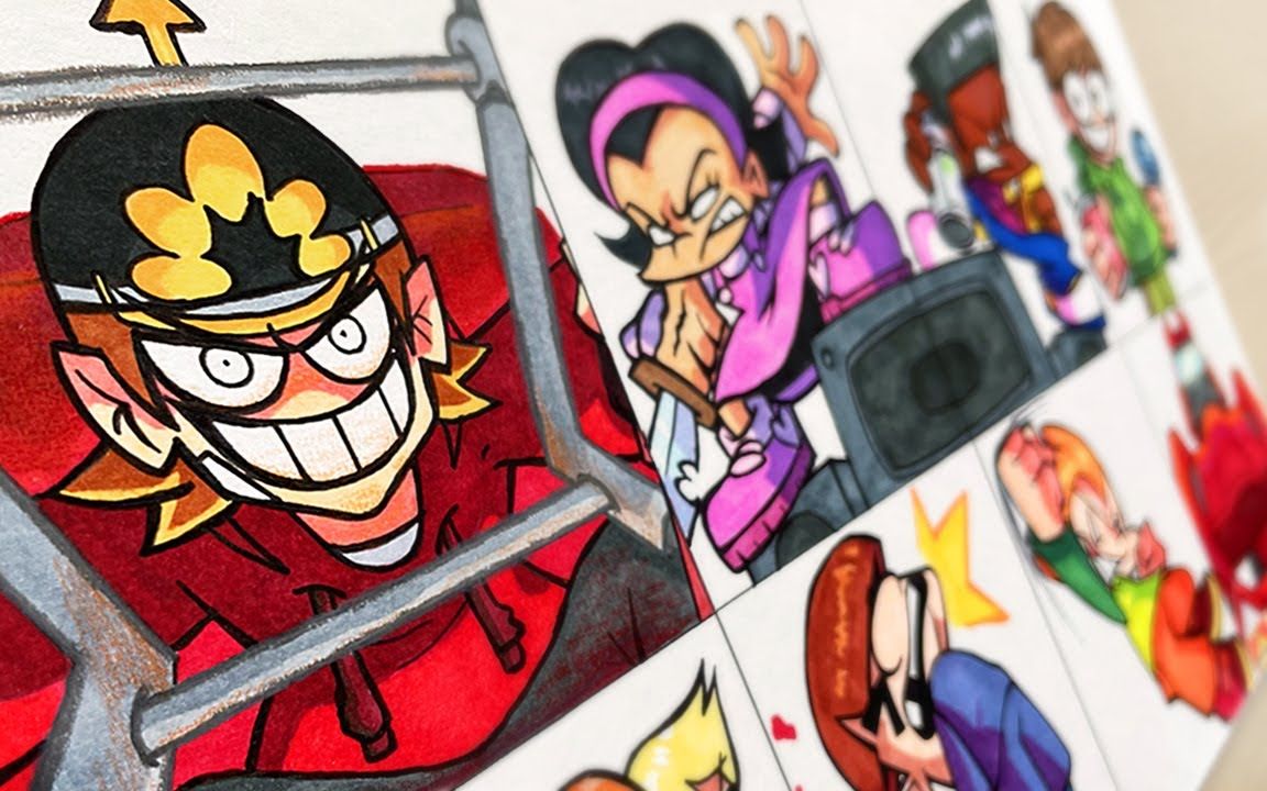 【周五夜放克】画出fnf模组 - edd, tord & uberkids online / 血腥