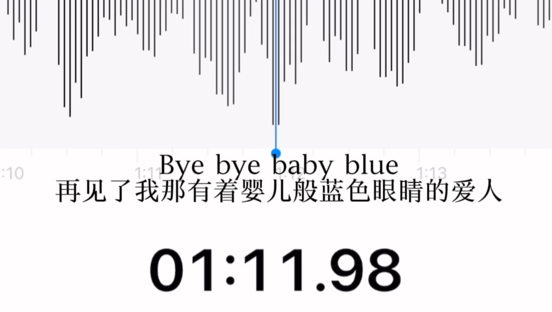 洗头洗一半开始Bye bye baby blue了是说
