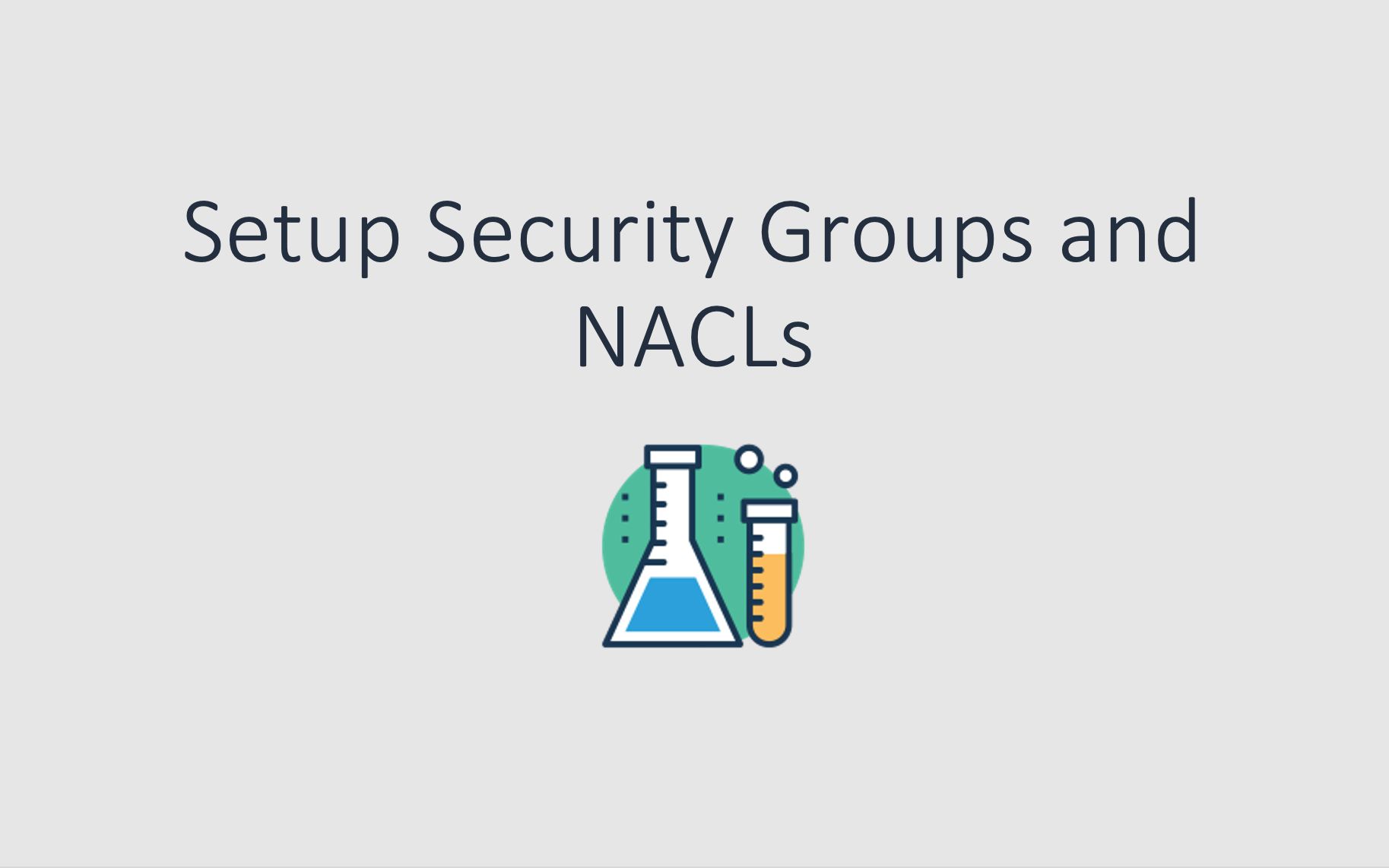 2.7 [HOL]Setup Security Groups and NACLs哔哩哔哩bilibili