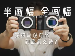 Download Video: 不懂怎么选？实拍对比半画幅&全画幅到底有什么区别！