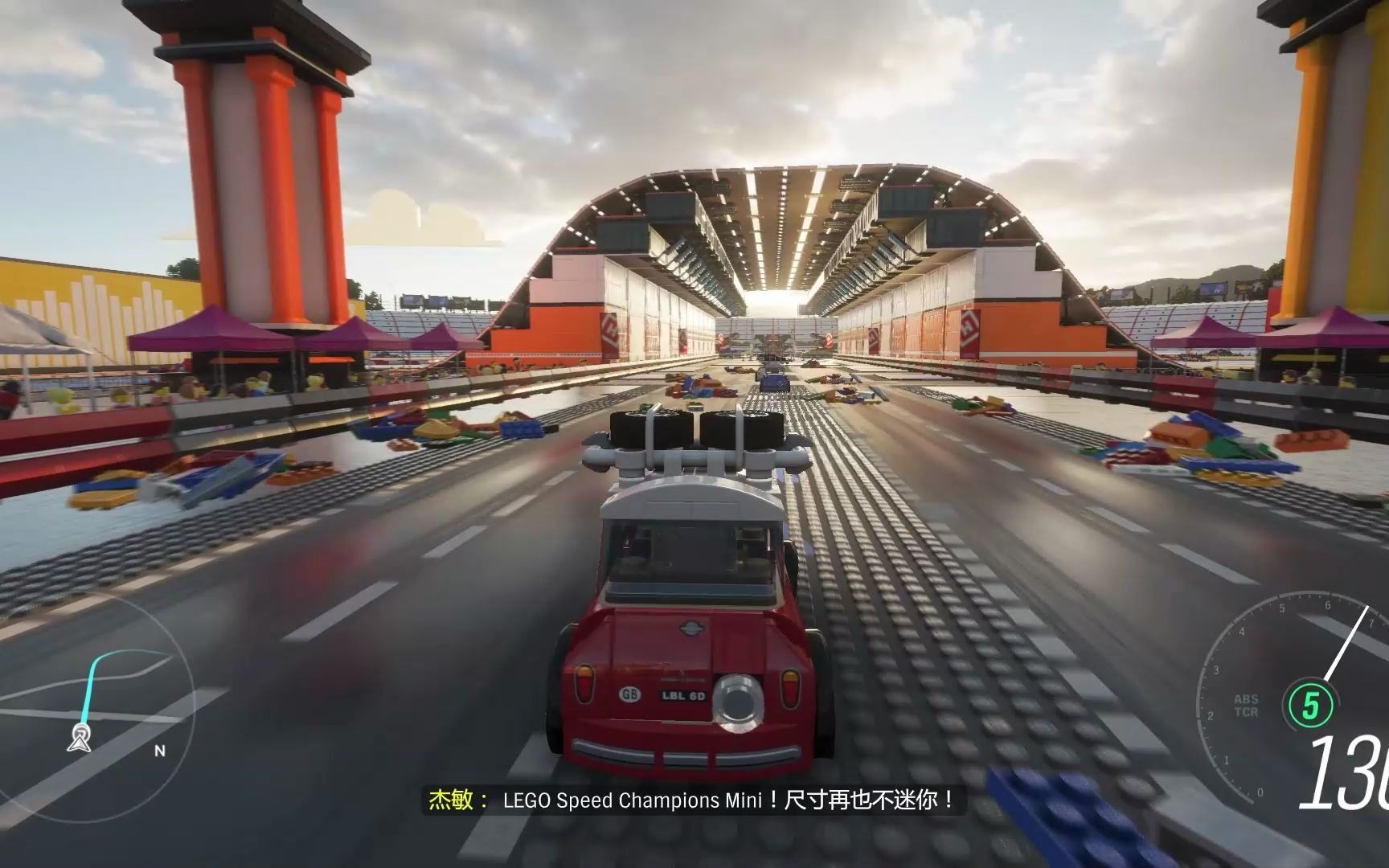 《极限竞速:地平线 4》乐高地图