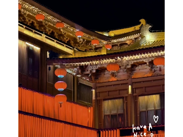 西安大唐不夜城真的很美丽