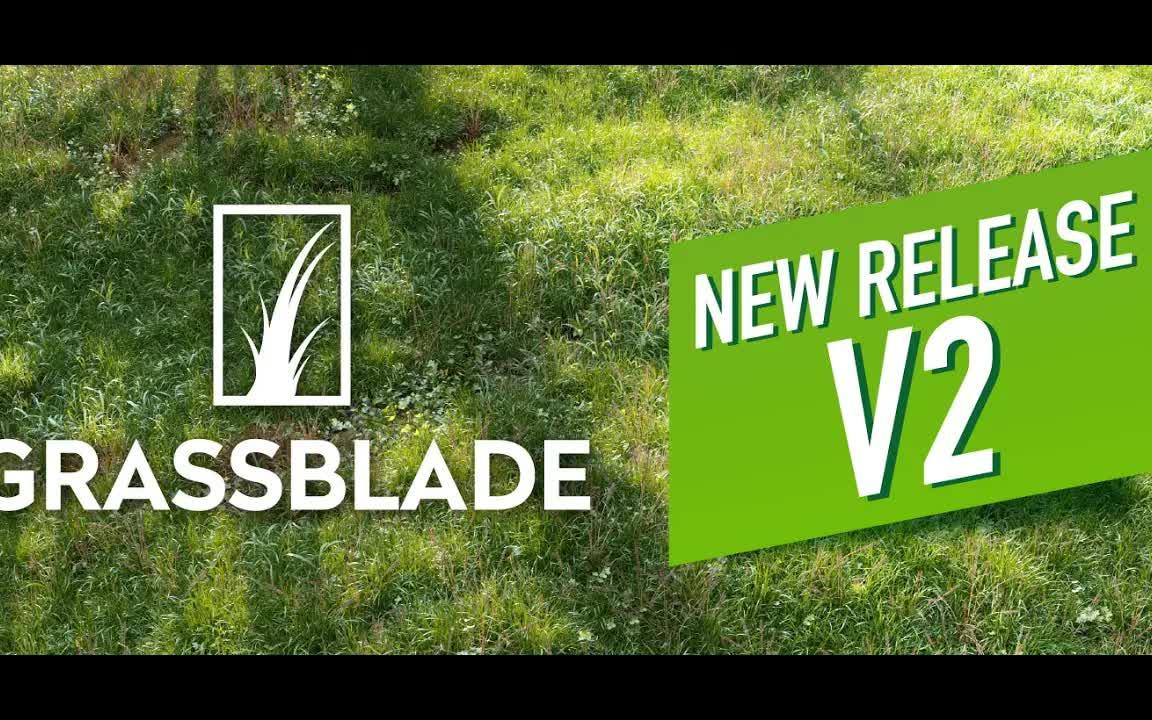 iblender中文版插件grassblade 教程用于 blender 的 grassblade v2