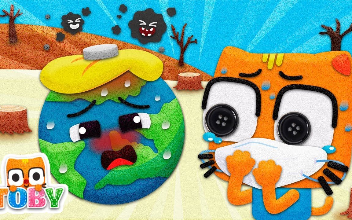 [图]【Toby and Friends英文儿歌】Save the Earth Song 拯救地球之歌 | Environment Song For Kids