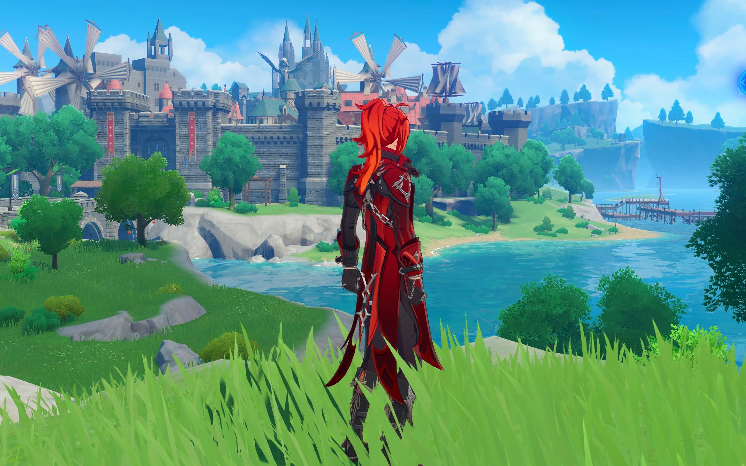 迪卢克新皮肤殷红终夜4k60fpshdr效果