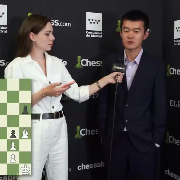 Ding Liren Explains Win Against Rapport 