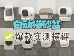 Download Video: 铲屎官出门必备好帮手！霍曼、cewey、空气萝卜、鸟语花香四款自动猫砂盆测评