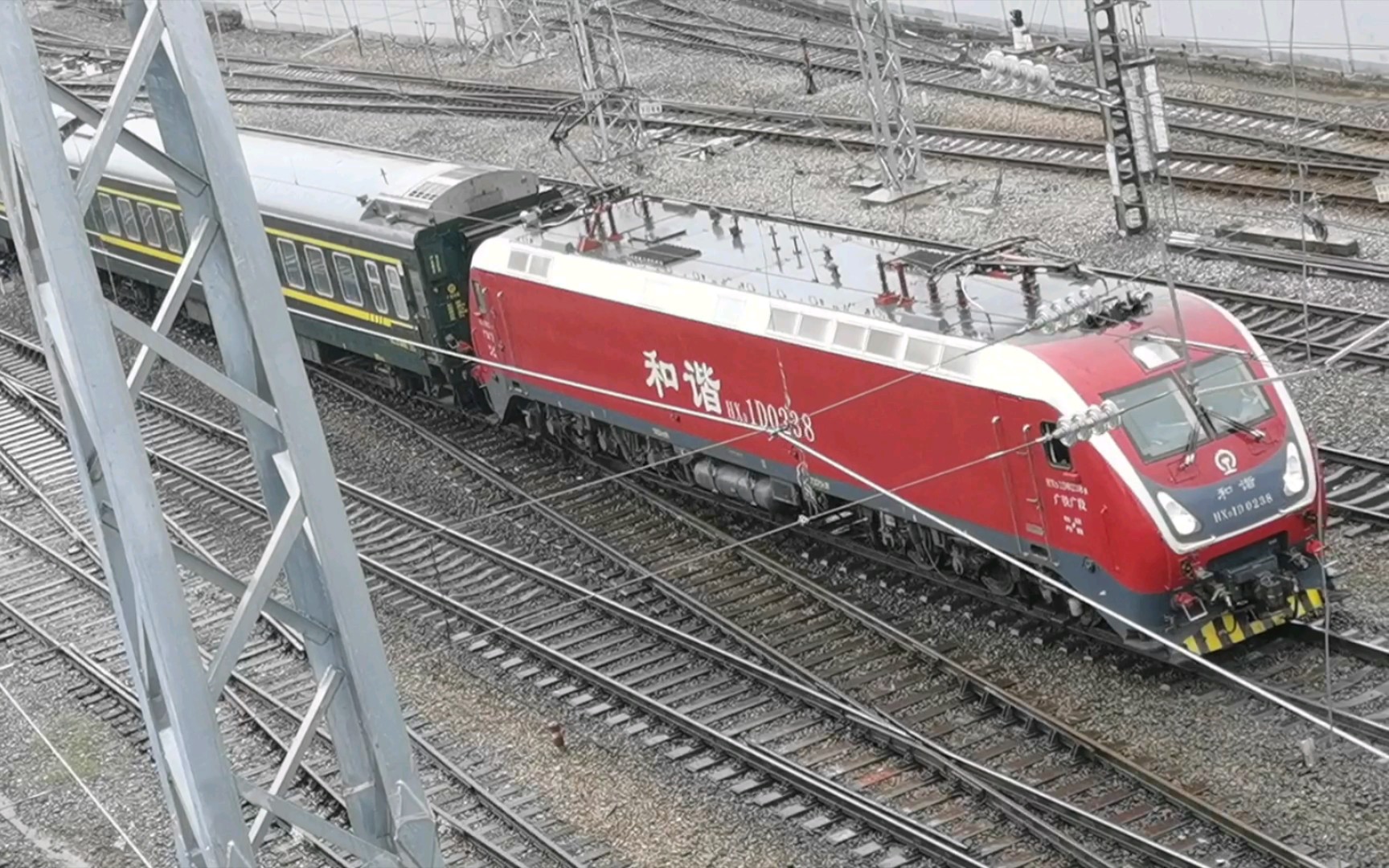 我拍我自己广铁长段ss80213牵引k936与广铁广段hxd1d0238牵引的k1347