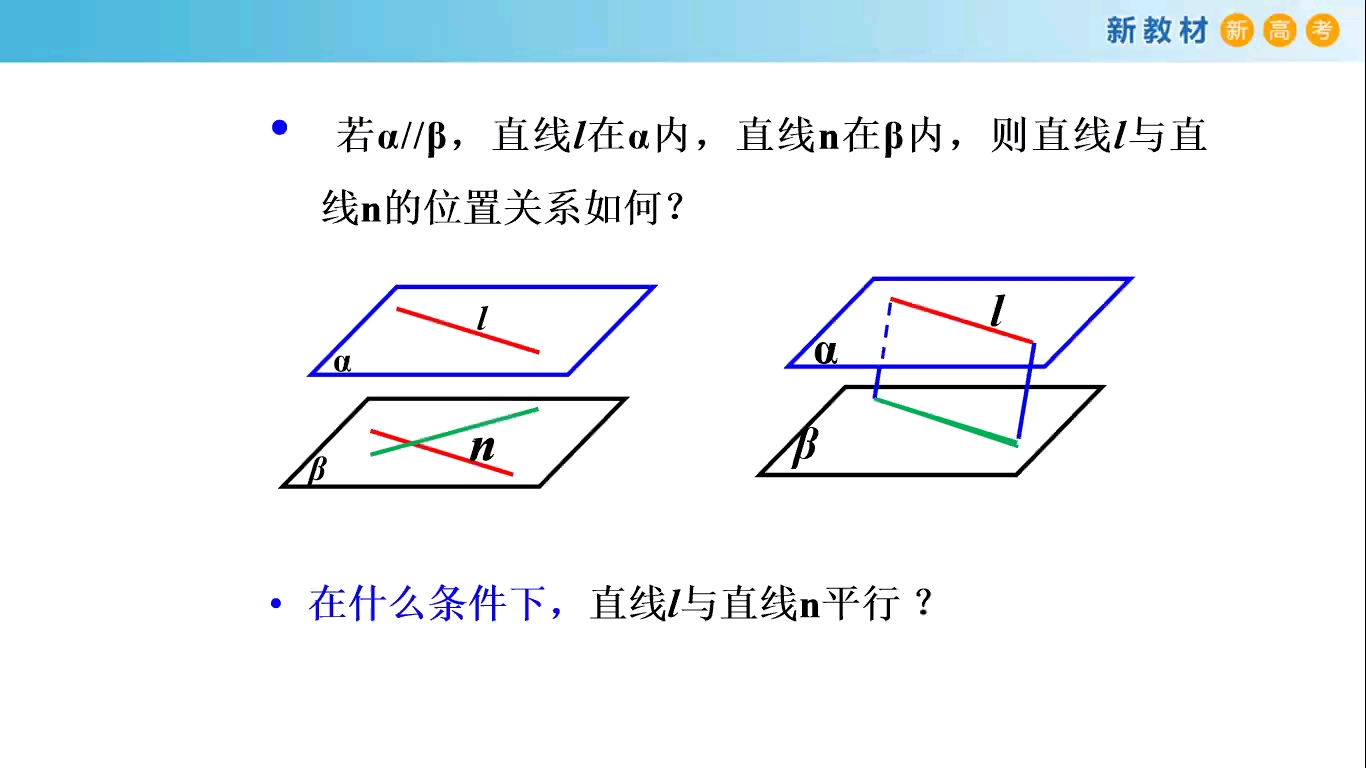 平面与平面平行的性质哔哩哔哩bilibili