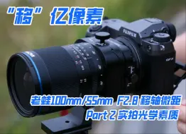 Télécharger la video: “移”亿像素——老蛙55mm & 100mm F2.8 微距移轴镜头 GF口评测 光学篇