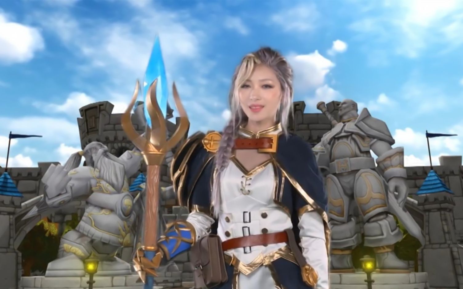 啊哈哈,万茜会长cos吉安娜送新年祝福这旧作,改个年份大可再用一回!