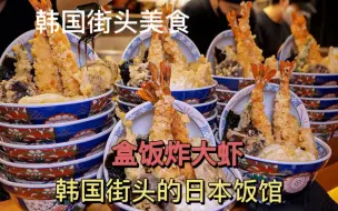 Download Video: 韩国街头美食盖饭炸大虾