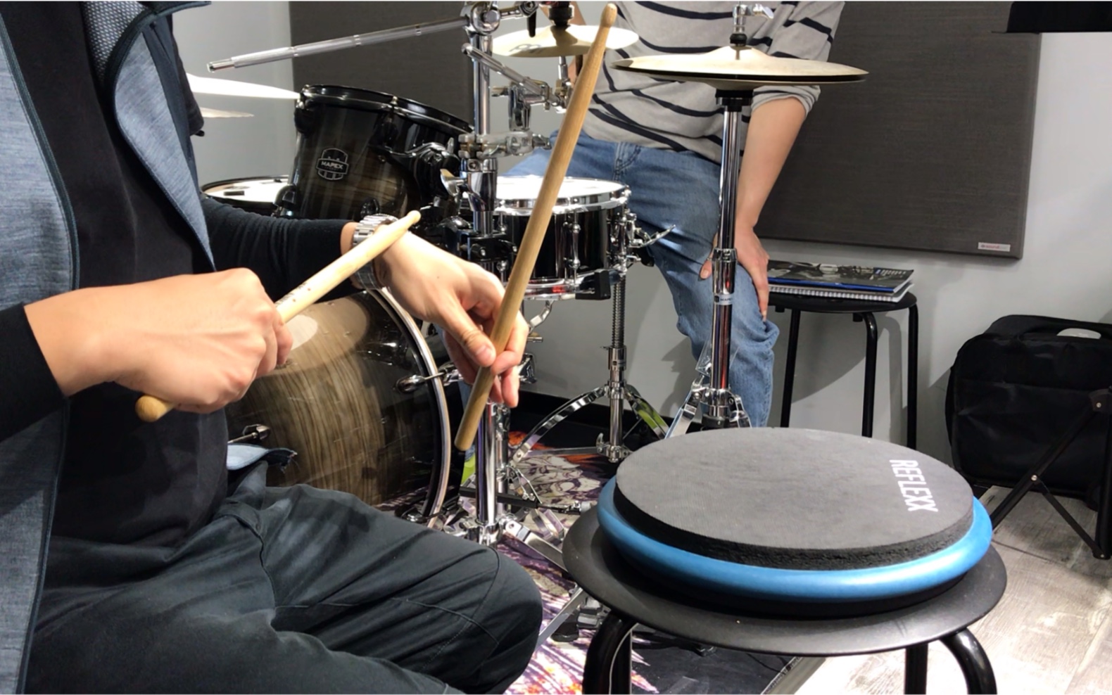 【粤语】解说架子鼓双跳手法