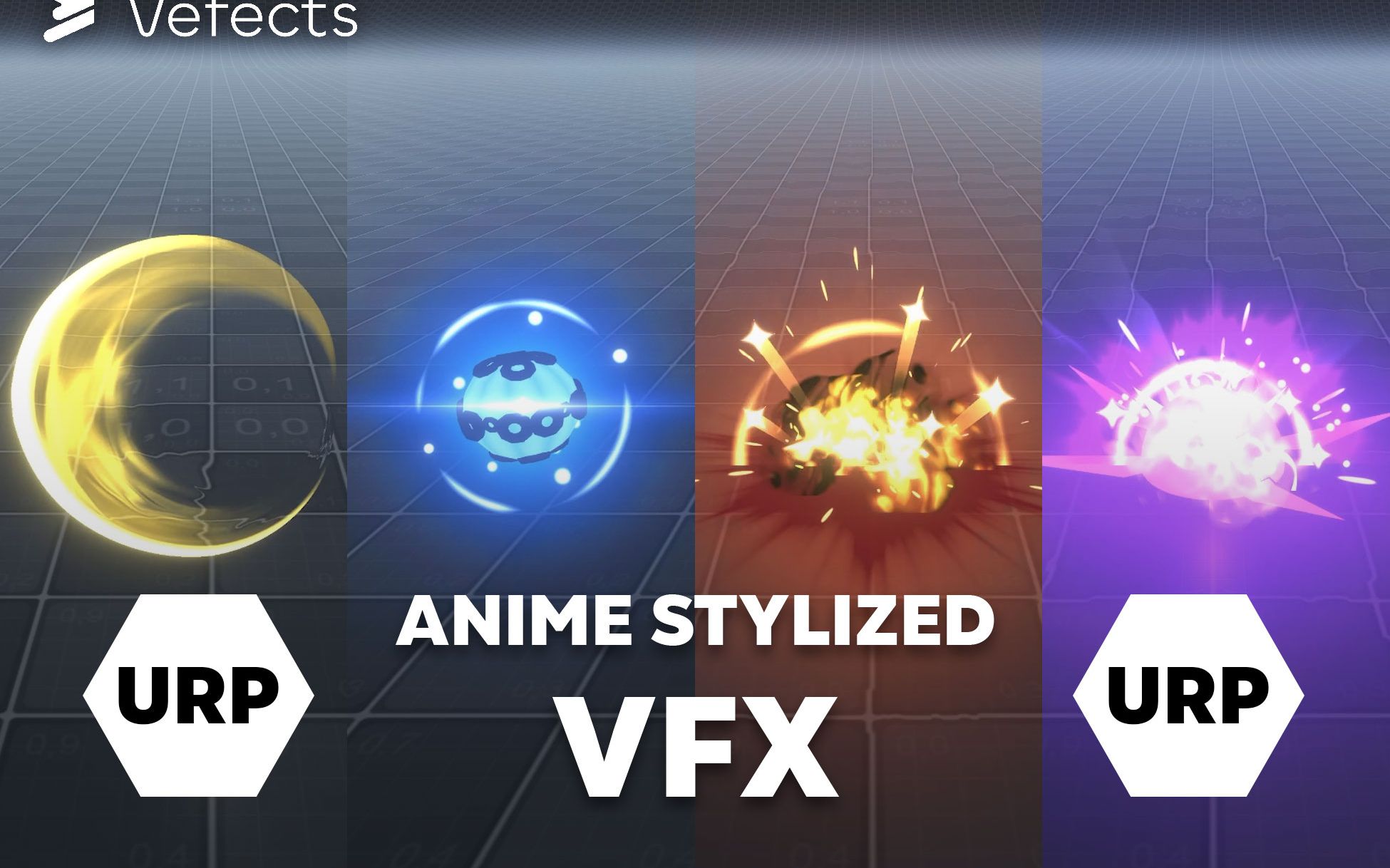 Unity素材推荐 Anime Stylized VFX URP 可爱卡通魔法技能攻击特效包哔哩哔哩bilibili