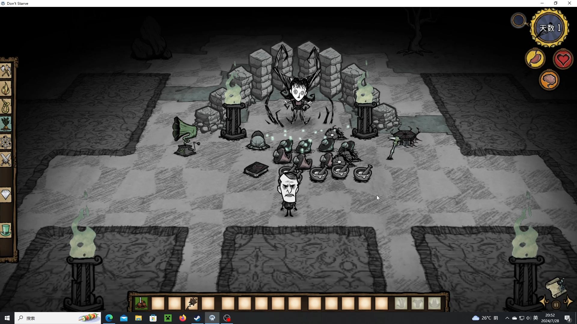 冒险模式(暗无天日)通关