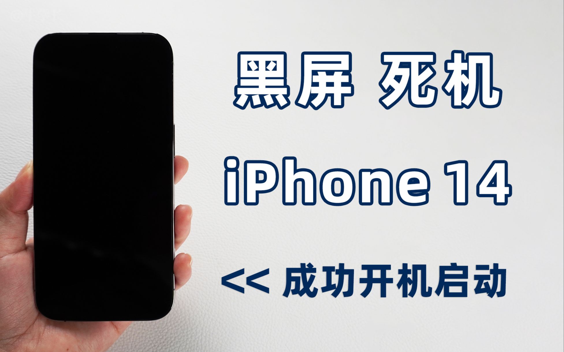 iPhone14黑屏无法唤醒屏幕,死机无法启动,总结 4 种解决方法!