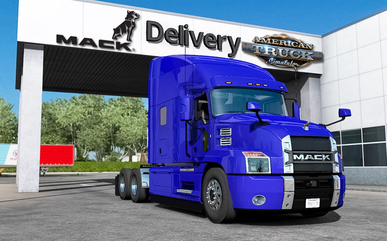美洲卡车模拟试驾美卡新车mack卡车americantrucksimulator