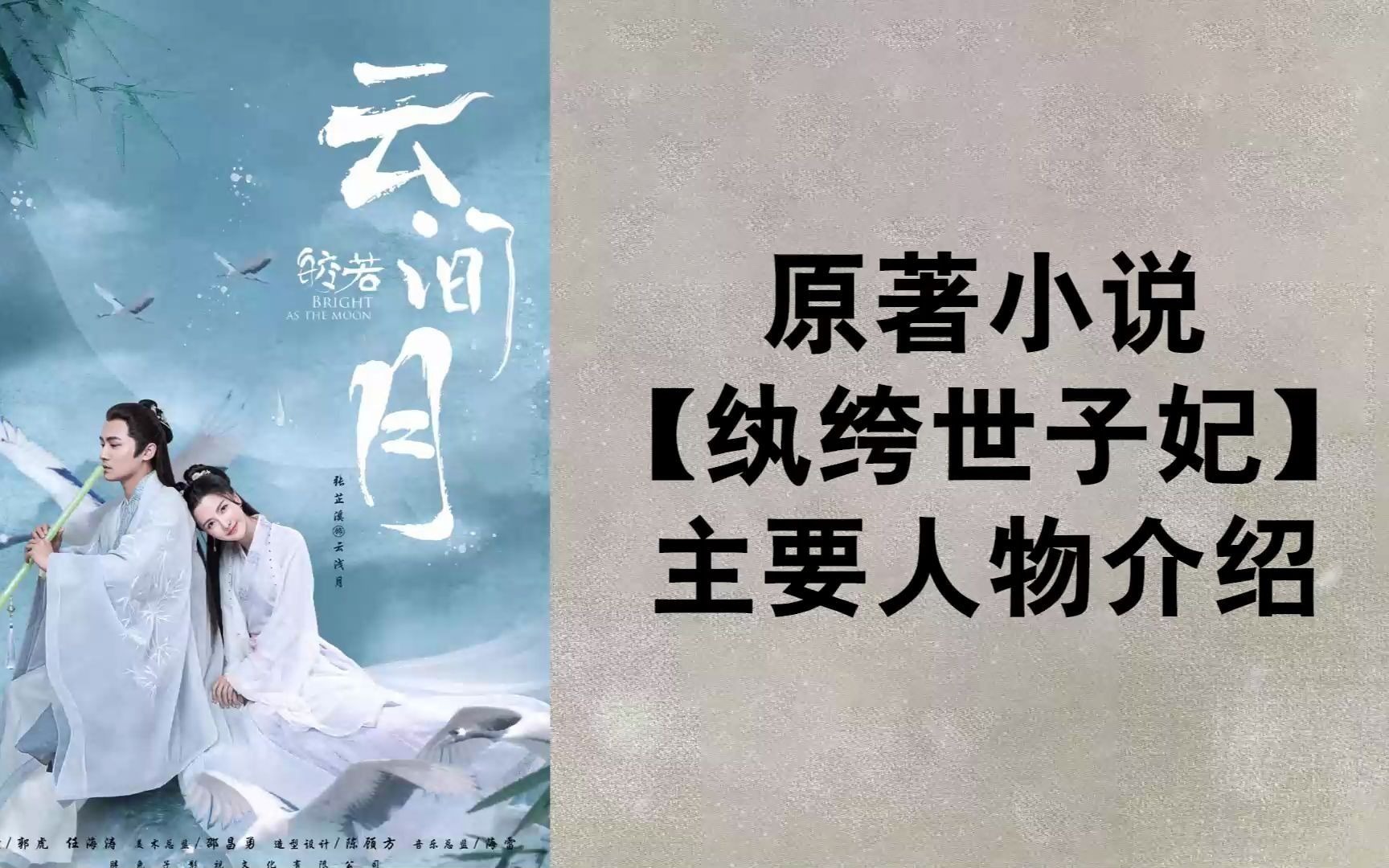 [图]《纨绔世子妃》原著小说【纨绔世子妃】主要人物介绍