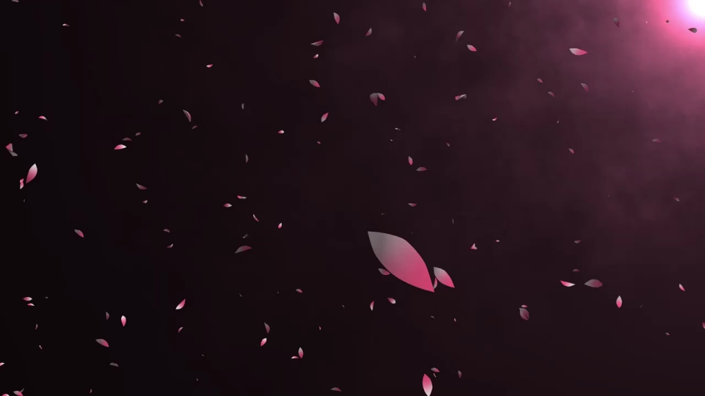 ae e3d花瓣背景