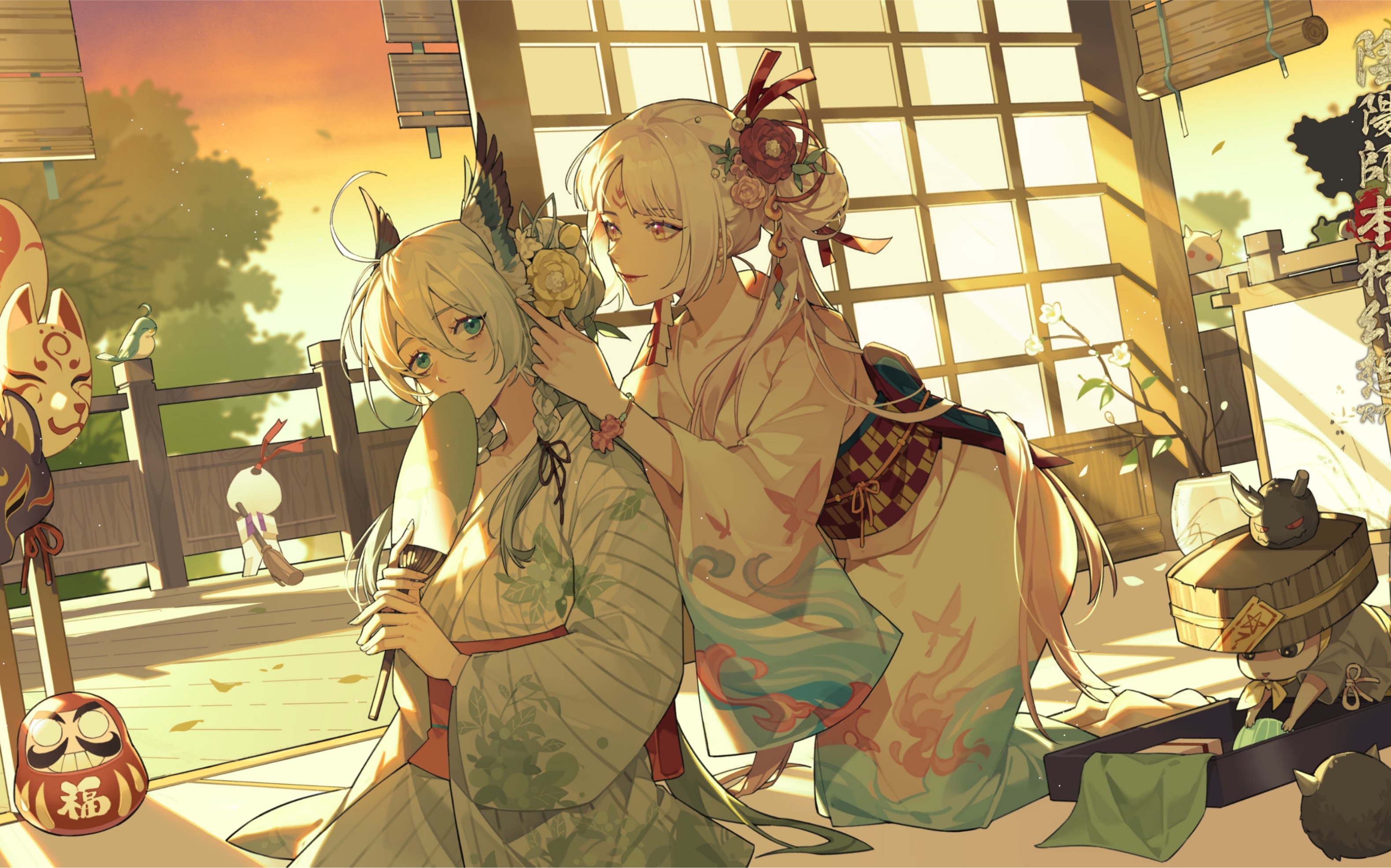 阴阳师式神主题曲 式神召唤动画 动态绘卷/cg