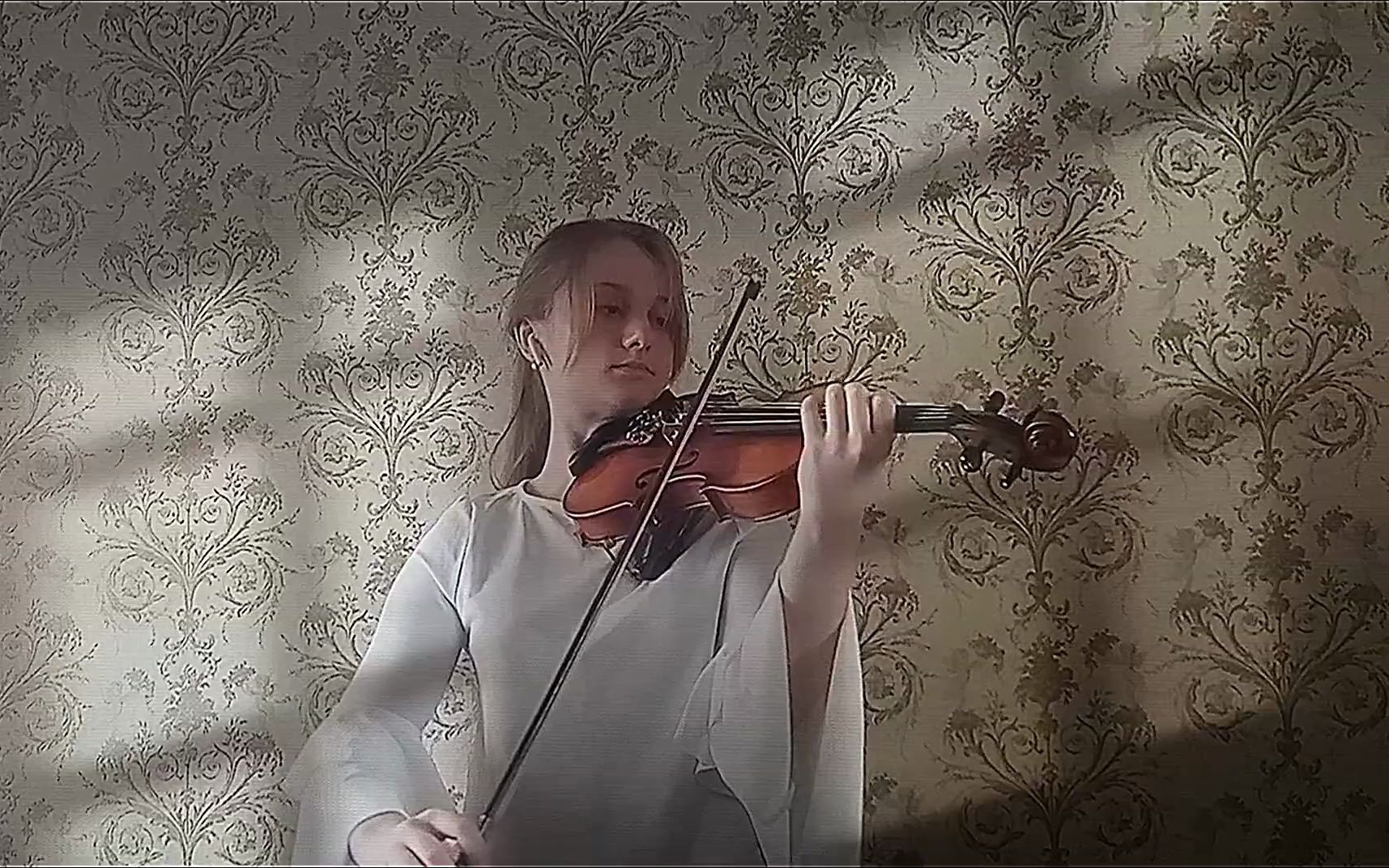 [图]Je te laisserai des mots - Patrick Watson _ violin cover (with orchestra)