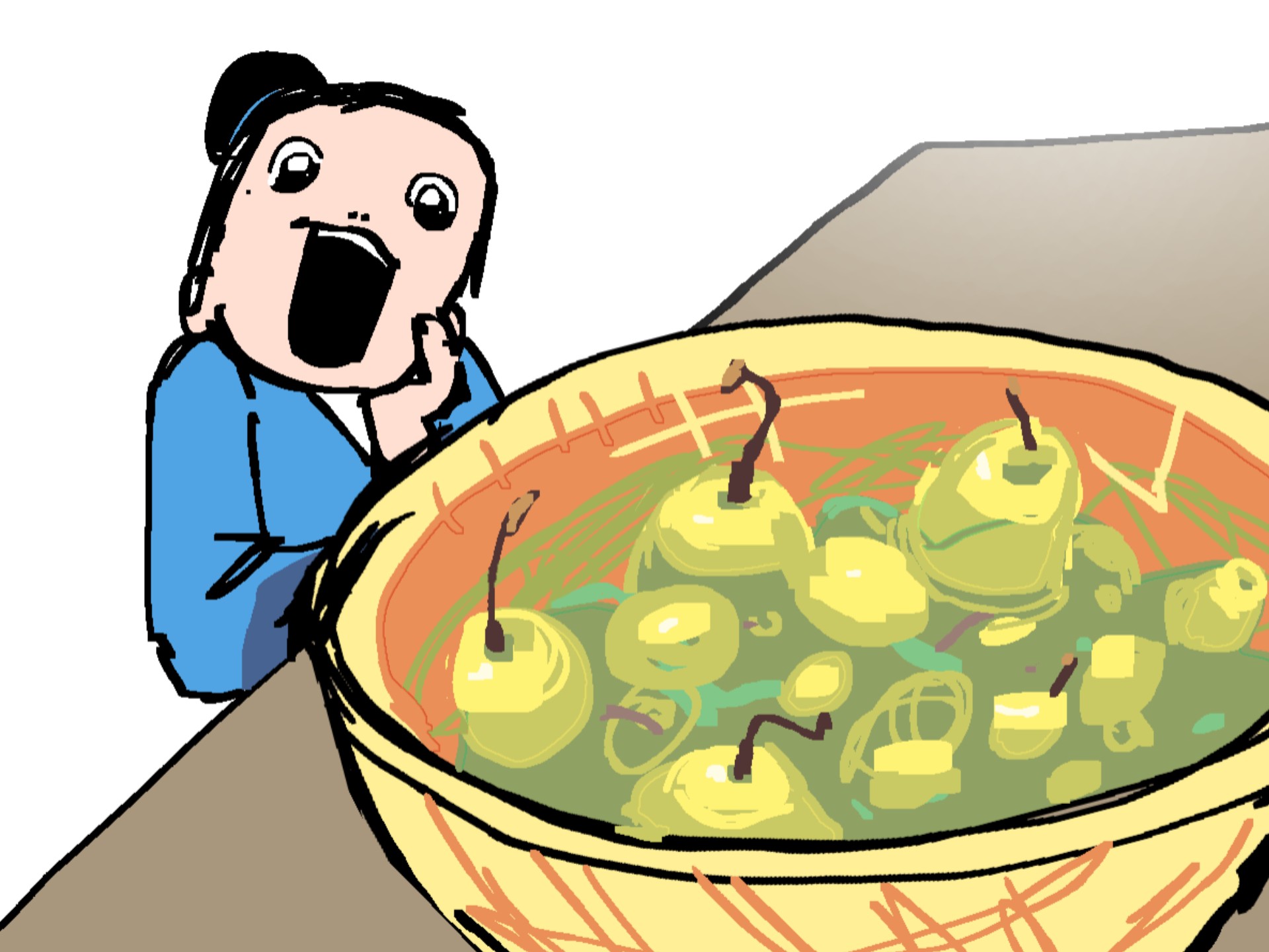孔融让梨 ？