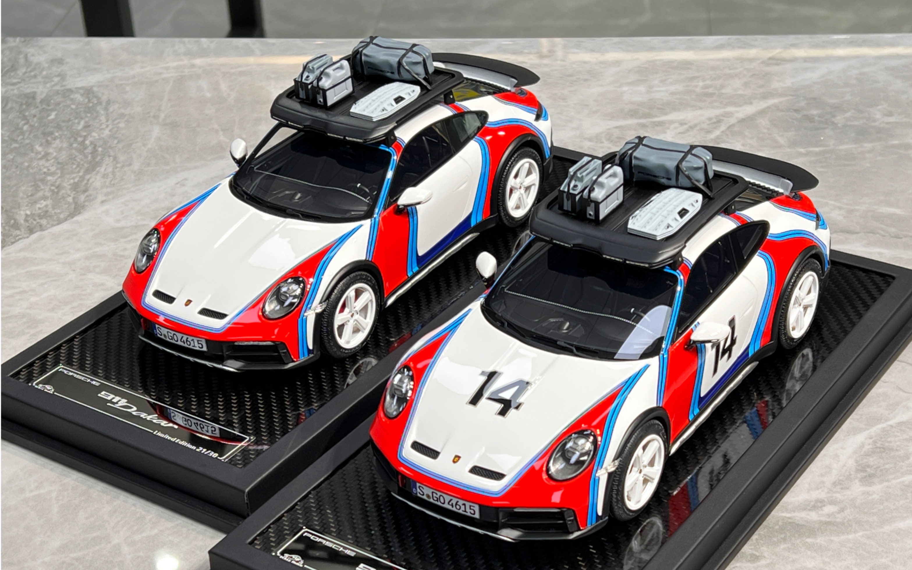 【微生活模型馆】vip scale models 1:18 porsche 911 dakar 马天尼