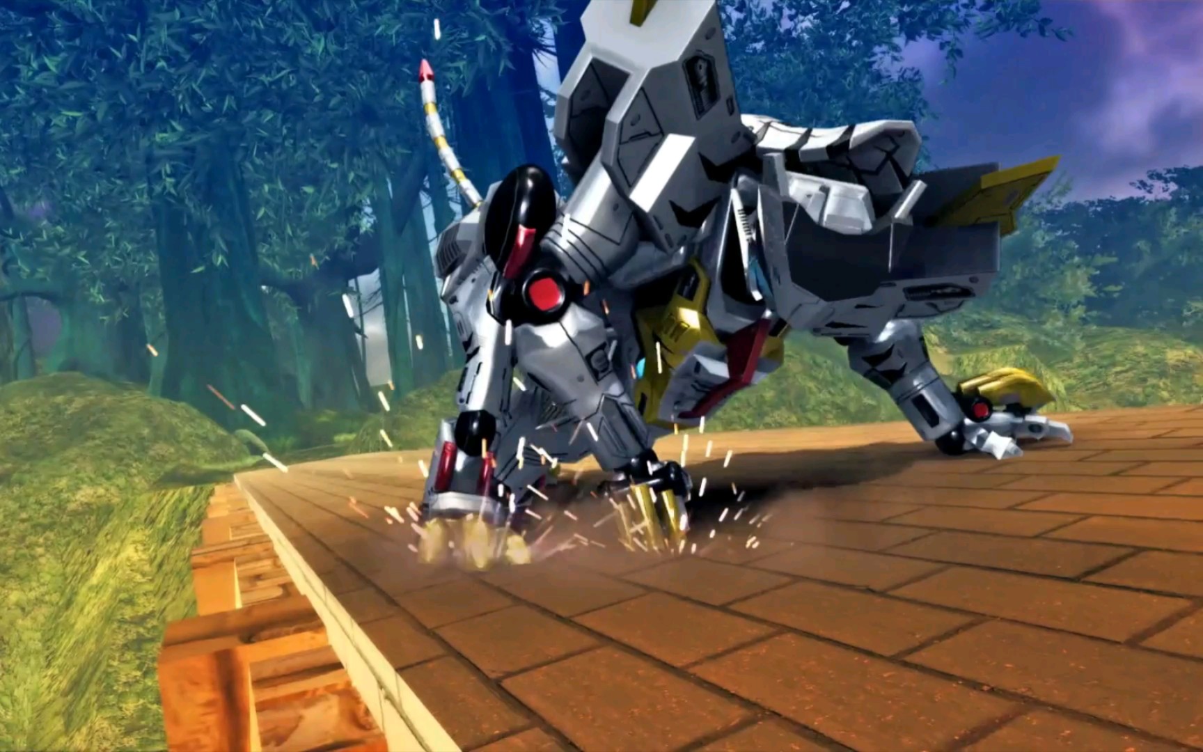 天羽把风耀击落桥下,凤羽神不敌虎啸神_哔哩哔哩_bilibili