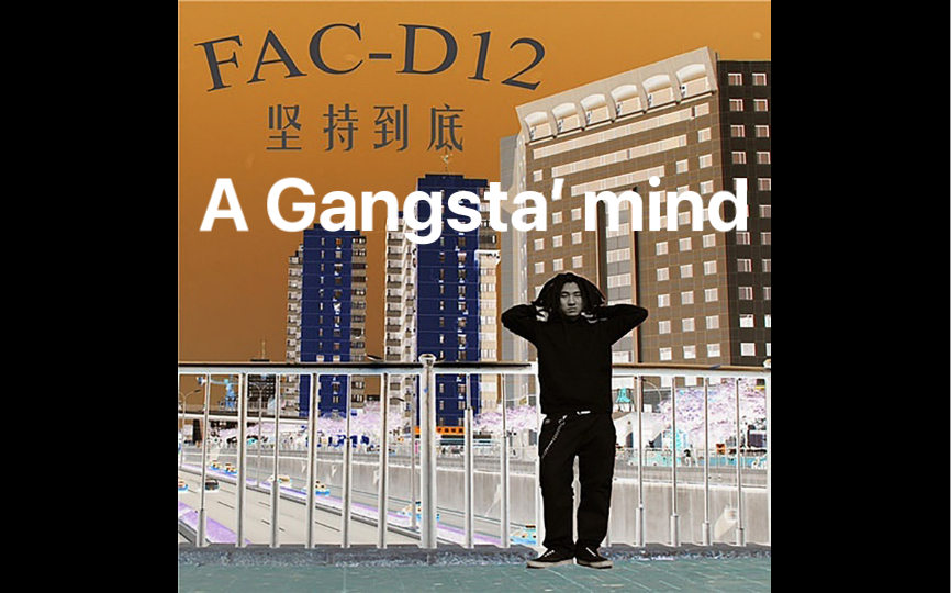 [图][Chinese Hiphop 中文说唱] A Gangsta’ mind 来自 Fac-D12（冯笑）出自专辑【坚持到底】